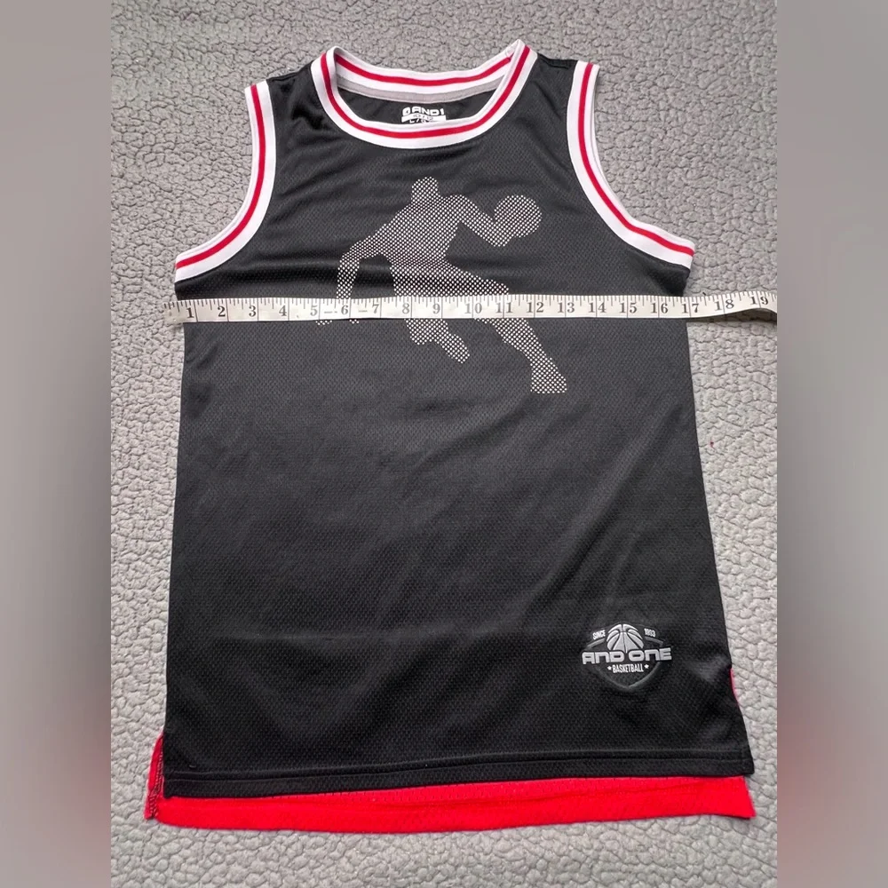 And 1 Polyester Mesh Basketball Jersey Big Boys Size Large 10/12 - Picture 3 of 10